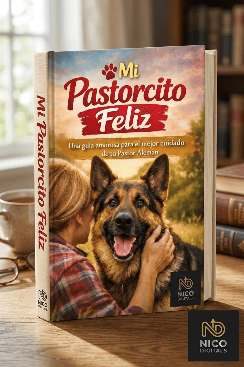 Mockup de El Pastor Alemán no es para todos. Si estás leyendo esto, probablemente sí es para tí.